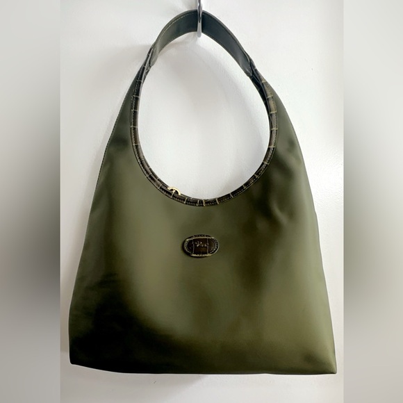 Longchamp Handbags - Longchamp Nylon Canvas and Leather Bag Made in France 14” x 9” Approximately